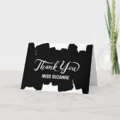 Dankkaart voor Leraar, Medewerker, Nanny enz Aankondiging (Voorkant)