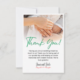 Dankkaartjes Bedankkaart