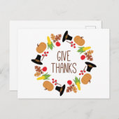 Dankkrans Briefkaart (Voorkant / Achterkant)