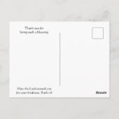 Dankmooi Morgenlicht Zonsopgang Schrift Briefkaart (Achterkant)