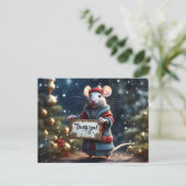 Danksagung der kl. Ratte Briefkaart (Staand voorkant)