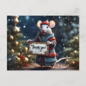 Danksagung der kl. Ratte Briefkaart (Voorkant)