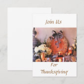 **DANKSEGGING PARTY OF DINER** UITNODIGING (Voorkant / Achterkant)