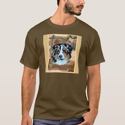 DANKSEGGIVING AUSTRALIAN SHEPHERD T-SHIRT (Voorkant)