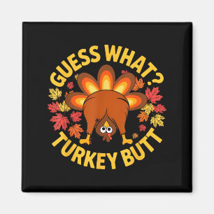 Danksgiving Grappig Raad Wat Kalkoen Kont Grappige Magneet