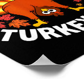 Danksgiving Grappig Raad Wat Kalkoen Kont Grappige Poster (Hoek)