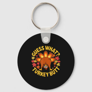 Danksgiving Grappig Raad Wat Kalkoen Kont Grappige Sleutelhanger