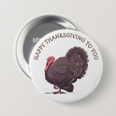 DANKSGIVING MET U BUTTON (Voorkant /achterkant)