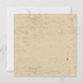 Danksgiving Vintage Turkey Day-diner Kaart (Achterkant)