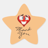 Dankster Ster Sticker (Voorkant)