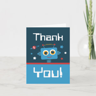 Dankt de 1st Verjaardag van de robot u nota neemt Bedankkaart