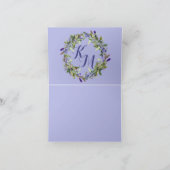 Dankt de BloemenDaling van Wisteria u Bedankkaart (Binnen)