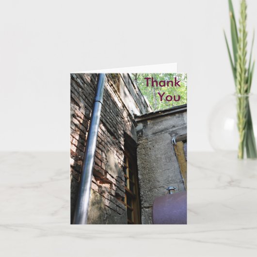 Dankt de Historische Bouw van Rostel, u Bedankkaart (Voorkant)