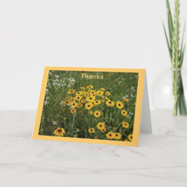 Dankt een Bos Bedankkaart