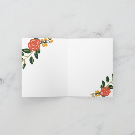 Dankt een Latte Bedankkaart (Binnen)