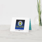 Dankt het Bruine Witte BloemenDamast van Aqua u Bedankkaart (Achterkant)