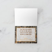 Dankt het Elegante Huwelijk van Camo van de jager Bedankkaart (Binnen)