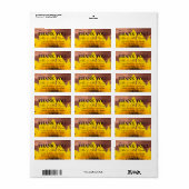 Dankt het Houten Rustieke Huwelijk van de Etiket (Full Sheet)