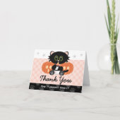 Dankt het Roze Baby shower van de Luiers van de Bedankkaart (Voorkant)