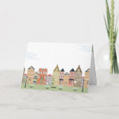 Dankt het Zoete Huis van het huis u Wenskaart Bedankkaart (Achterkant)