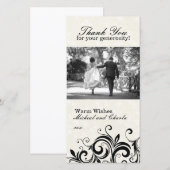 Dankuwel Fotokaart (4x8) Bedankkaart (Voorkant / Achterkant)