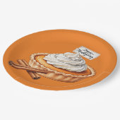 Dankzame Thanksgiving Papieren Bordje (Gekanteld)