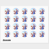 Dankzegging Anton's Moeder Ronde Sticker (Vel)