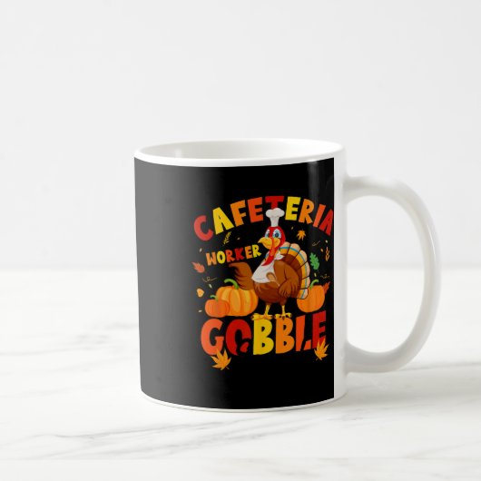 Dankzegging Cafetariamedewerker Gobble Squad Kalko Koffiemok (Rechts)