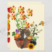 Dankzegging  feestdagenkaart (Voorkant / Achterkant)