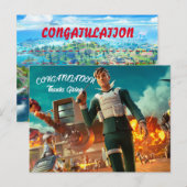 Dankzegging Fornite Briefkaart (Voorkant / Achterkant)