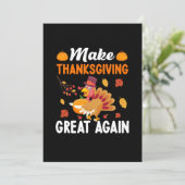 Dankzegging Maak Dankzegging Groot Again Kaart (Staand voorkant)
