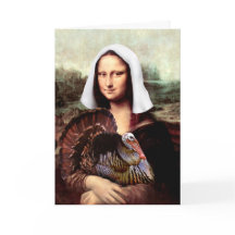 Dankzegging Mona Lisa Pelgrim met Kalkoen