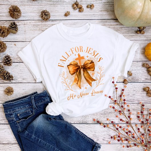 Dankzegging Val voor Jezus Hij Verlaat Je Nooit Tri-Blend Shirt