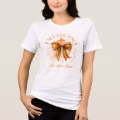 Dankzegging Val voor Jezus Hij Verlaat Je Nooit Tri-Blend Shirt (Voorkant)