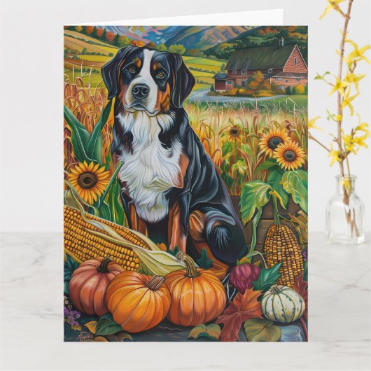 Dankzegging voor de oogst in de herfst van de Grea Kaart (Gele Bloem)