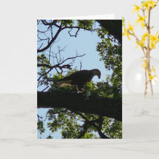 "Dankzegging voor het Eten" Dankkaart Kaart (Gele Bloem)