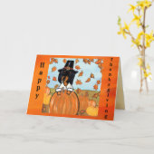 Dankzeggings Doxie Kaart (Gele Bloem)