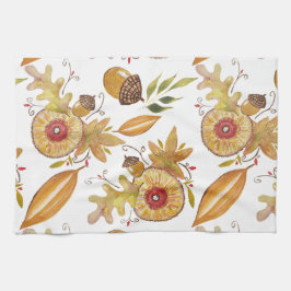 Dankzeggings Eikel Herfst Stemming Waterverf Theedoek