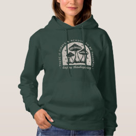 Dankzeggings paddestoelen bos groene cottagecore hoodie