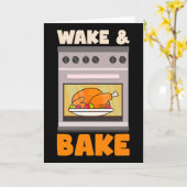 Dankzeggingsdag Chef van Wake Ke Design Kaart (Gele Bloem)