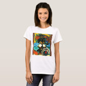 Dankzeggingsdag Dachshund T-shirt (Voorkant volledig)