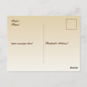 Dankzeggingsdiner Keuken Pompoentaart Warme Chocol Briefkaart (Achterkant)