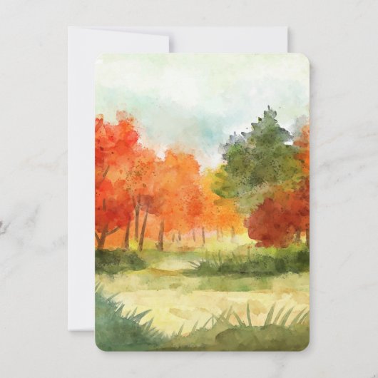 Dankzeggingsdiner Uitnodiging Boho Thema (Achterkant)