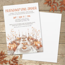 Dankzeggingsdiner Vriendendag Dinerfeest