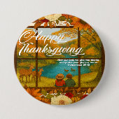 Dankzeggingsknop Ronde Button 7,6 Cm (Voorkant)