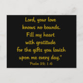 dankzeggingspsalm briefkaart (Voorkant)