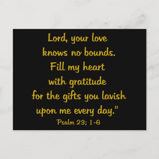 dankzeggingspsalm briefkaart (Voorkant)