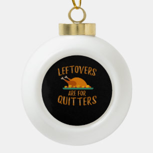 Dankzeggingsrestjes zijn voor opgevers Klassieke L Keramische Bal Ornament