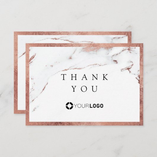 Dankzij de gouden luxe luxe roos van vandaag bedankkaart (Voorkant / Achterkant)