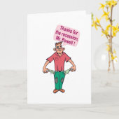 Dankzij de recessie, meneer Powell Kaart (Gele Bloem)